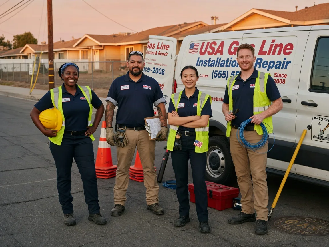 Gas Line Installation company in Du Bois, IL